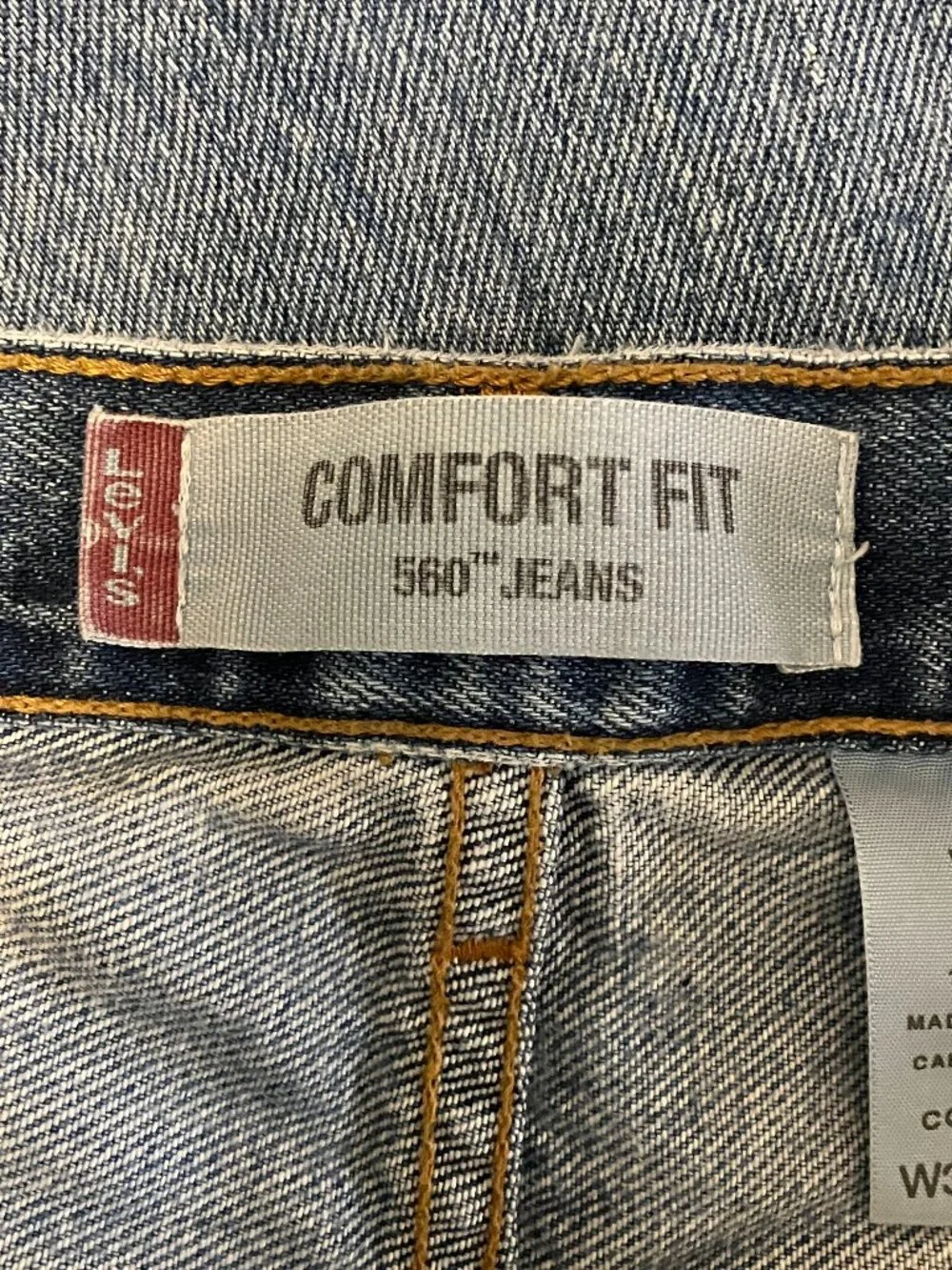 Vtg 2003 Levis 560 Comfort Fit Baggy Tapered Skate Jeans Mens 36x32 (35.5x31)